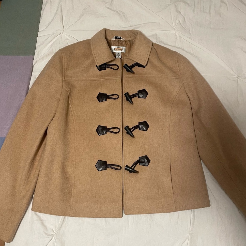 Talbots Toggle Camel Hair Jacket - image 1